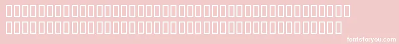 BlocKursiv Font – White Fonts on Pink Background
