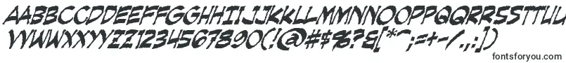 CreepingEvilItalic Font – Big Fonts