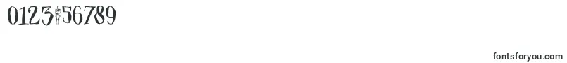 DkClosetSkeleton-Schriftart – Schriften für Zahlen und Nummern