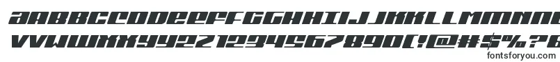 Шрифт Michiganital – вытянутые шрифты