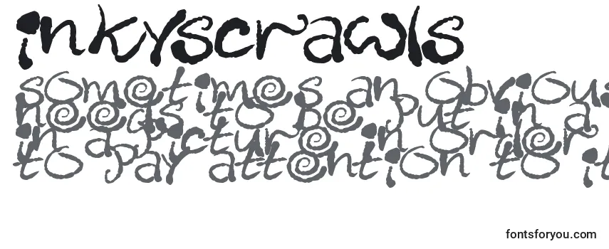 InkyScrawls Font