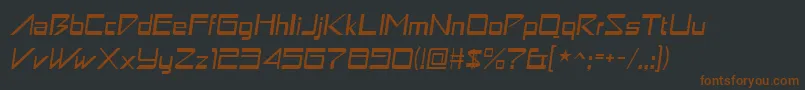 Astronboy ffy Font – Brown Fonts on Black Background