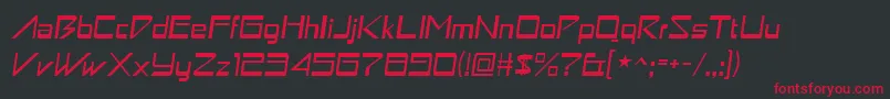 Astronboy ffy Font – Red Fonts on Black Background