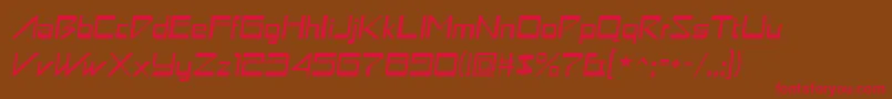 Astronboy ffy Font – Red Fonts on Brown Background