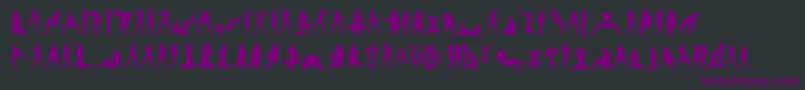SexySpanishErasmusGirlsV.2.0 Font – Purple Fonts on Black Background