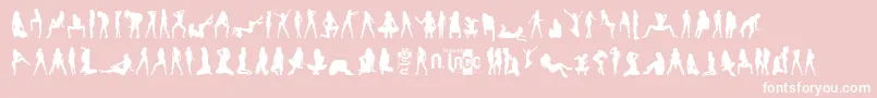 SexySpanishErasmusGirlsV.2.0 Font – White Fonts on Pink Background