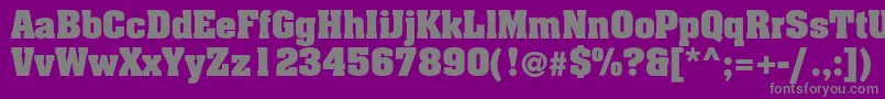 Шрифт Adamantc – серые шрифты на фиолетовом фоне