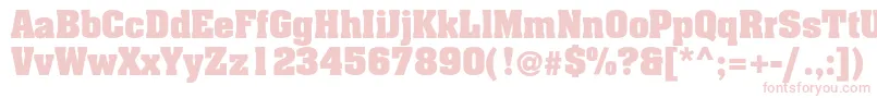 Adamantc Font – Pink Fonts on White Background