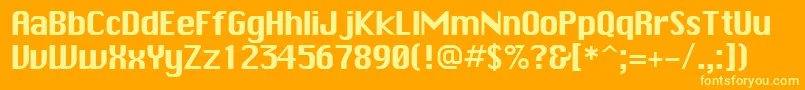 Lisätietoja Chicagocyr-fontista Chicagocyr-fontti – keltaiset fontit oranssilla taustalla