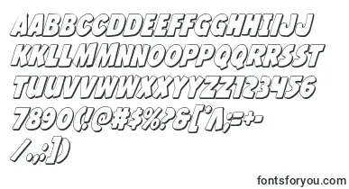 Jcandlestick3Dcond font – Fonts By Shape