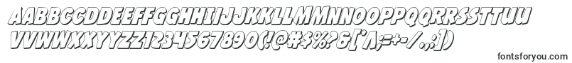 Jcandlestick3Dcond Font – Italic Fonts