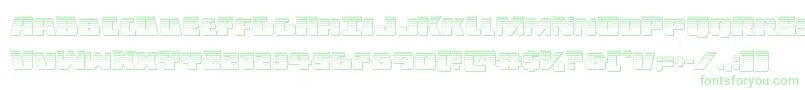Darkallianceplat-Schriftart – Grüne Schriften