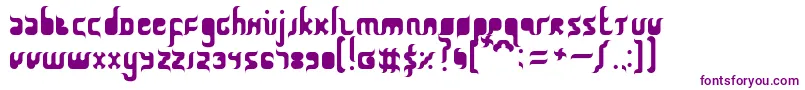 QurbanFeast Font – Purple Fonts on White Background
