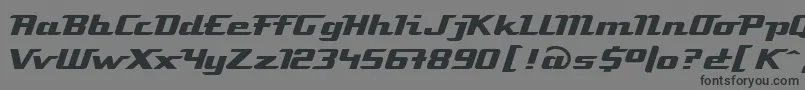 Шрифт LinotypeAtomatic – чёрные шрифты на сером фоне