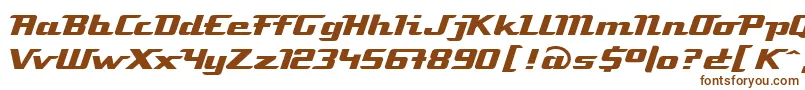 LinotypeAtomatic-fontti – ruskeat fontit valkoisella taustalla