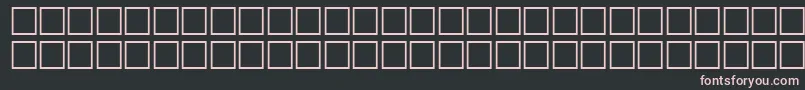 フォントArrowsextraRegular – 黒い背景にピンクのフォント
