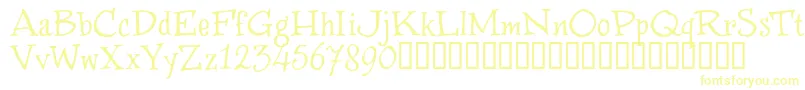 WinstnT-fontti – keltaiset fontit