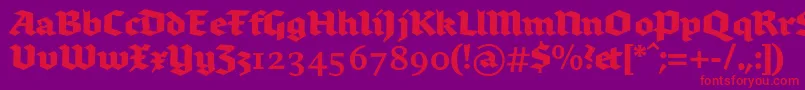 Подробнее о шрифте Brokenscriptbold Шрифт Brokenscriptbold – красные шрифты на фиолетовом фоне
