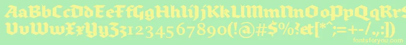 Más sobre la fuente Brokenscriptbold fuente Brokenscriptbold – Fuentes Amarillas Sobre Fondo Verde