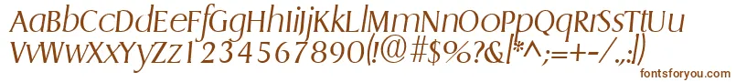 fuente GriffonlightItalic – Fuentes Marrones