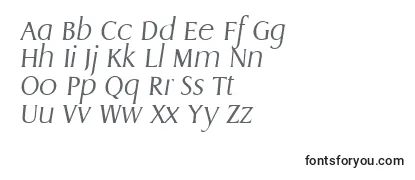 GriffonlightItalic Font