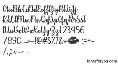 KissMeOrNotOtf font – beautiful Fonts