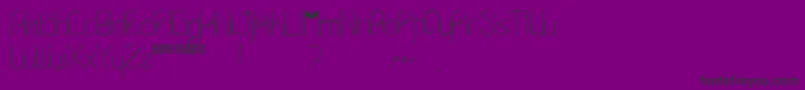 Amalasuntha Font – Black Fonts on Purple Background