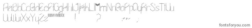 フォントAmalasuntha – 白い背景に灰色の文字