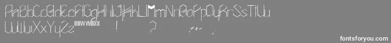 Amalasuntha Font – White Fonts on Gray Background