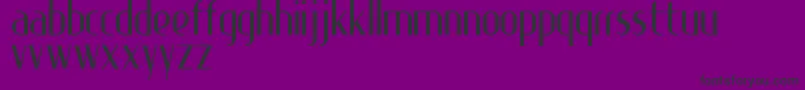 Specialk-fontti – mustat fontit violetilla taustalla