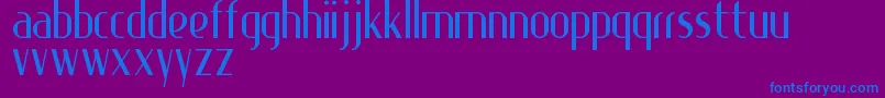 Specialk Font – Blue Fonts on Purple Background