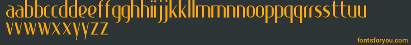 Specialk Font – Orange Fonts on Black Background