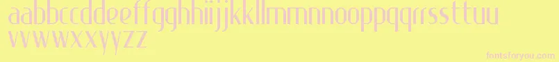 Specialk Font – Pink Fonts on Yellow Background