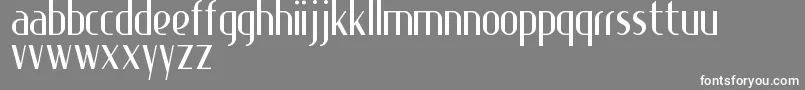 フォントSpecialk – 灰色の背景に白い文字