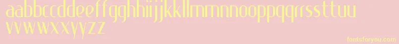 Weitere Informationen zur Specialk-Schriftart Specialk-Schriftart – Gelbe Schriften auf rosa Hintergrund