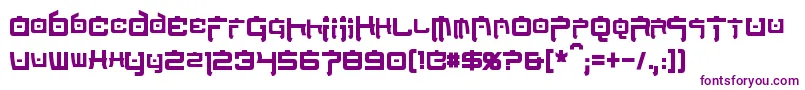 NipponTechCondensedBold Font – Purple Fonts