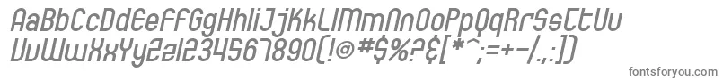 SfEccentricOpusOblique Font – Gray Fonts on White Background