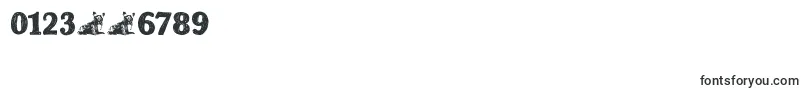 DkGreyfriars Font – Fonts for Numbers and Digits