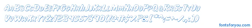 Majsi Font – Blue Fonts on White Background