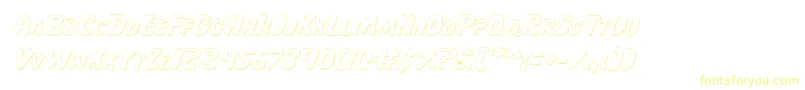 Majsi Font – Yellow Fonts on White Background