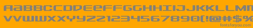 Sdfbold Font – Gray Fonts on Orange Background