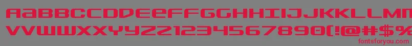 Sdfbold-Schriftart – Rote Schriften auf grauem Hintergrund