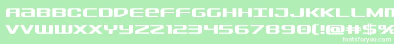 Sdfbold Font – White Fonts on Green Background