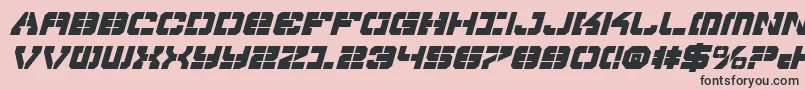 Vyperbi Font – Black Fonts on Pink Background