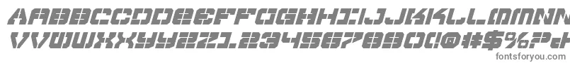 Vyperbi-fontti – harmaat kirjasimet valkoisella taustalla