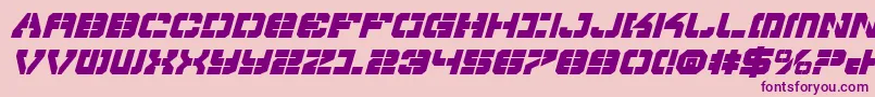 Vyperbi Font – Purple Fonts on Pink Background