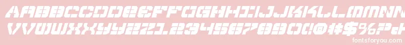 Vyperbi Font – White Fonts on Pink Background
