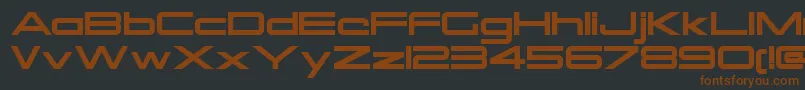 fuente OtomoRegular – Fuentes Marrones Sobre Fondo Negro