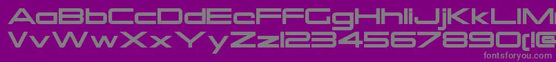 OtomoRegular Font – Gray Fonts on Purple Background