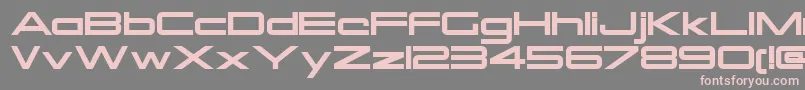 フォントOtomoRegular – 灰色の背景にピンクのフォント
